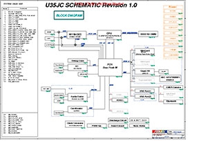 Скачать схему Asus U35JC Rev 1.0