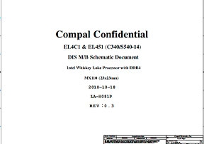 Скачать схему Compal LA-H081P Rev 0.3