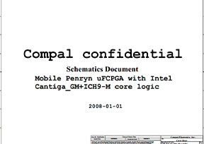 Cкачать схему Compal LA-4101P Rev:0.3
