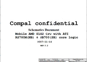 Cкачать схему Compal LA-4111P (JBL20) Rev:0.2