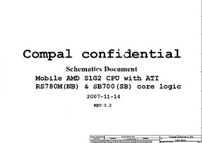 Cкачать схему Compal LA-4111P (JBL20) Rev:0.4