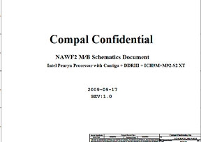Cкачать схему Compal LA-4853p Rev:1.0