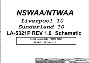 Cкачать схему Compal LA-5321P NSWAA NTWAA Liverpool 10 Sunderland 10 Rev:1.0 (D)