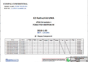 Cкачать схему Compal LA-5471P Rev 1.0 (A00)