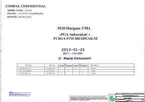Cкачать схему Compal LA-5661P Rev 1.0