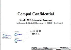 Cкачать схему Compal LA-5881P Rev 0.1