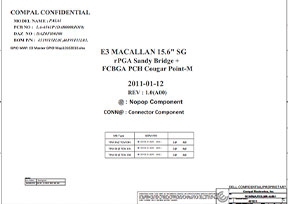 Скачать схему Compal LA-6563P Rev 1.0 (A00)