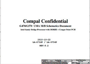 Скачать схему Compal LA-675AP Rev:1.0