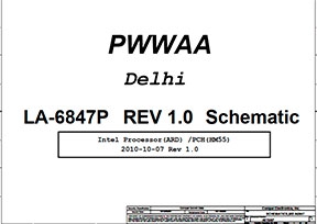 Скачать схему Compal LA-6847P Rev 1.0