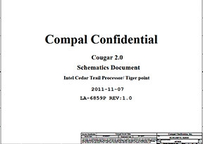 Скачать схему Compal LA-6859P Rev 1.0