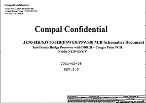 Скачать схему Compal LA-6901P Rev:2.0