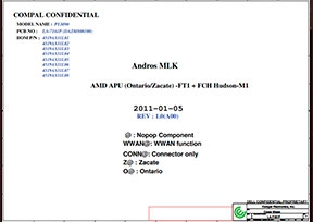 Скачать схему Compal LA-7161P PLM00 Rev:1.0