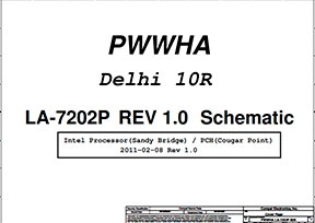 Скачать схему Compal LA-7202P Rev 1.0