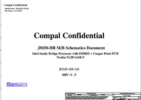 Скачать схему Compal LA-7221P Rev 0.5