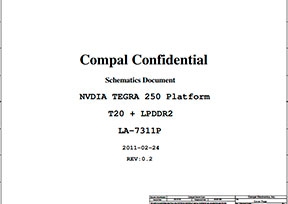 Скачать схему Compal LA-7311P Rev 0.2