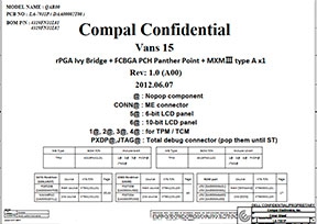 Скачать схему Compal LA-7931P Rev 1.0(A00)
