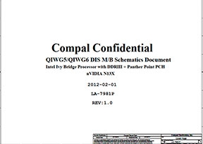 Скачать схему Compal LA-7981p