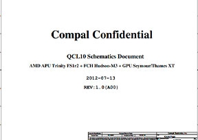 Скачать схему Compal LA-8251P QCL10 Rev:1.0
