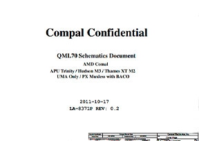 Скачать схему Compal LA-8392P Rev 1.0
