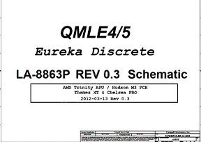 Скачать схему Compal LA-8863P rev:0.3