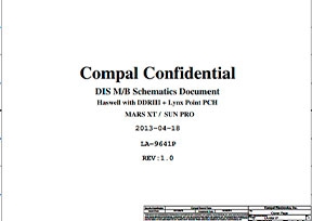 Скачать схему Compal LA-9641P Rev 1.0