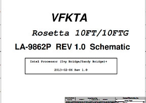 Скачать схему Compal LA-9862P Rev 1.0