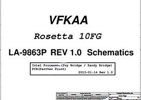 Скачать схему COMPAL LA-9863P (VFKAA) Rev:1.0