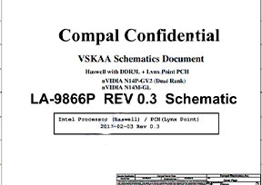 Скачать схему COMPAL LA-9866P (VSKAA) Rev:0.3