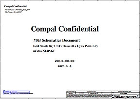Скачать схему Compal LA-A021P Rev 1.0