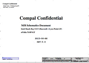 Скачать схему Compal LA-A021P (V5MM2) Rev:0.4
