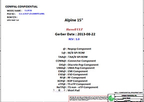 Скачать схему Compal LA-A101P VAW50 rev: 1.0