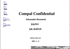 Скачать схему COMPAL LA-A401P (ZSJVV) Rev:1.0