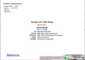 Скачать схему Compal LA-A921PR03 Rev 1.0