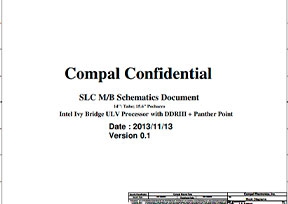 Скачать схему Compal LA-A999P Rev 0.1