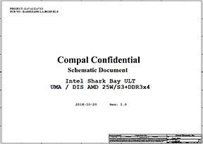 Скачать схему Compal LA-B016P REV: 1.0