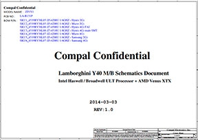 Скачать схему Compal LA-B131P REV:1.0