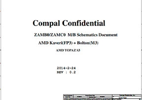 Скачать схему Compal LA-B651P REV : 0.2