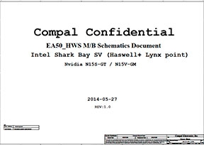Скачать схему Compal LA-B702P Rev 1.0