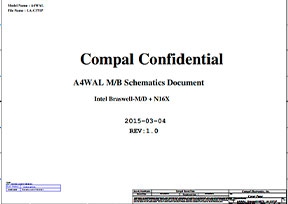 Скачать схему Compal LA-C371P Rev 1.0