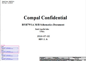 Скачать схему Compal LA-D641P Rev 1A