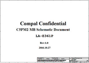 Скачать схему Compal LA-E361P Rev 1.0