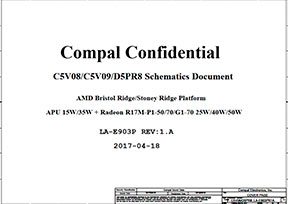 Скачать схему Compal LA-E903P Rev 1.A