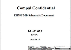 Скачать схему Compal LA-G161P Rev 1C (0.1)