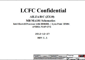 Скачать схему Compal NM-A181 REV:1.1