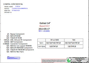 Скачать схему Compal QXW10 LA-7902P Rev 1.0(A00)