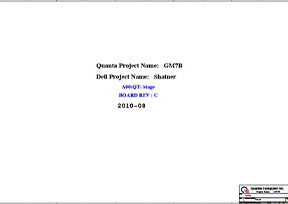 Скачать схему Quanta GM7B 2-DIMM Rev:C3A