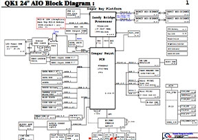 Скачать схему Quanta QK1 DA0QK1MB6I0